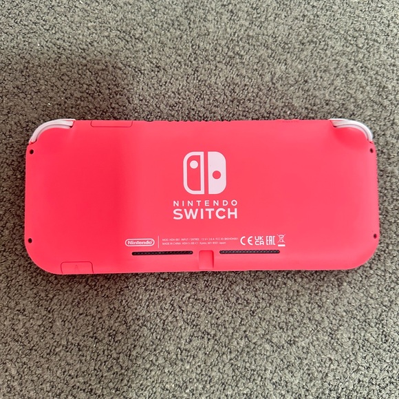 Nintendo Switch Lite Coral Handheld Console - Picture 2 of 10